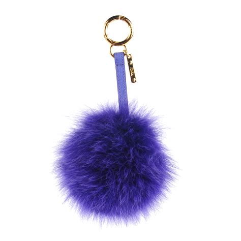 fendi pom pom fake|Fendi fox fur charm.